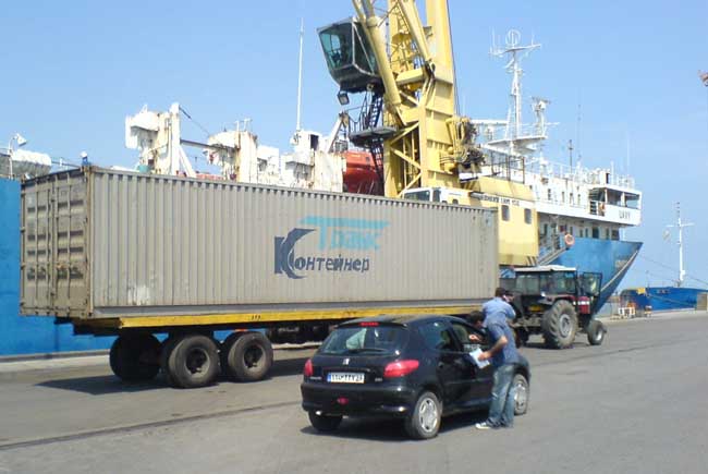 iran container