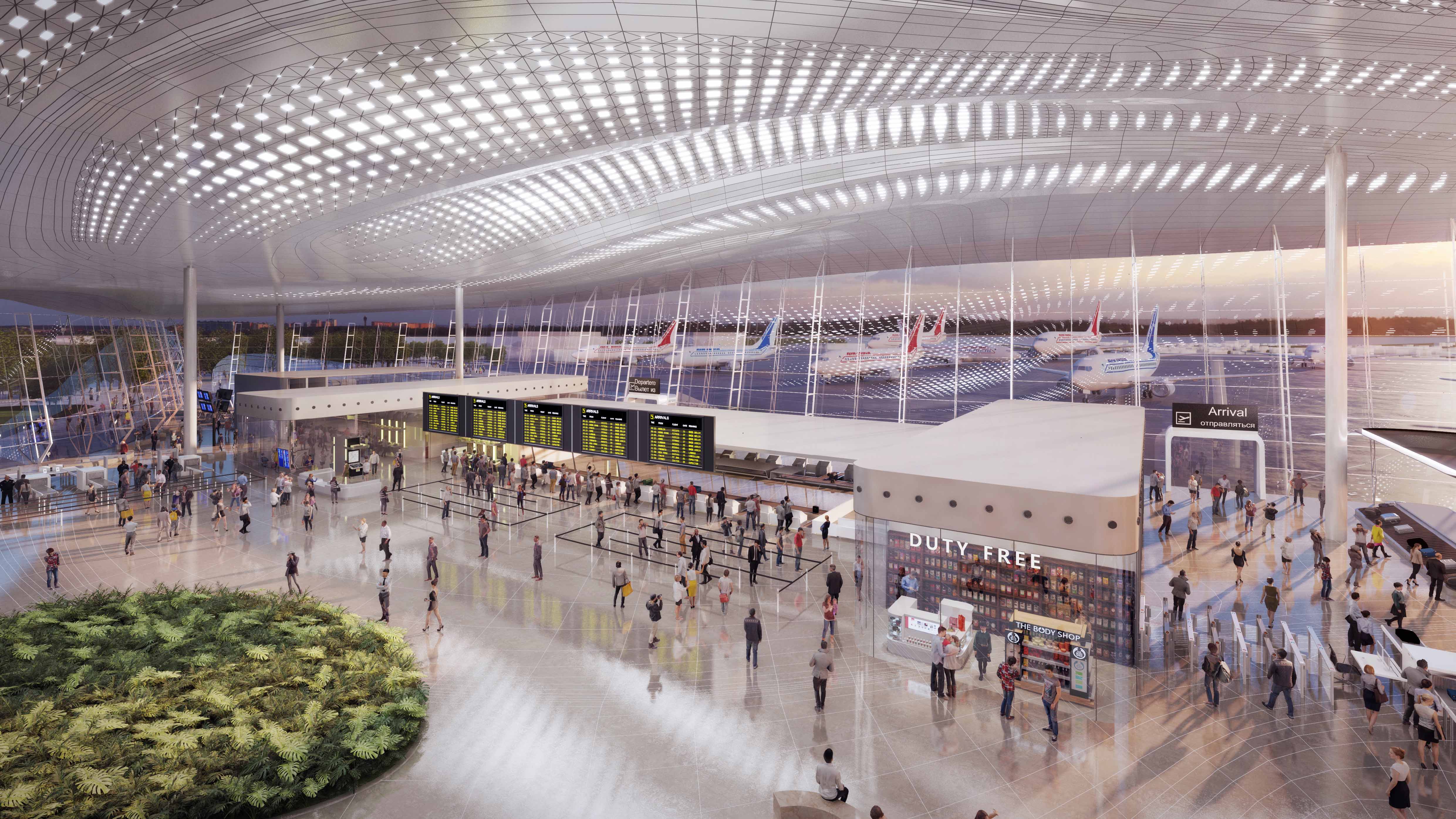 Новый реальном можно. Аэропорт в Геленджике новый аэровокзал.